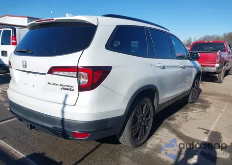 2022 Honda Pilot Awd Black Edition z USA, uszkodzony, nr VIN 5FNYF6H7XNB001719